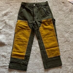 BDG Cargo Green and Yellow Women’s Pants